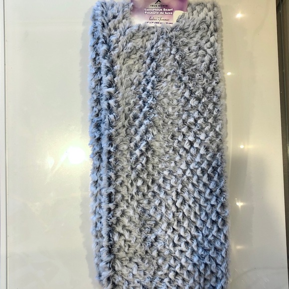 Polyester Scarf, Blue - Picture 2 of 6